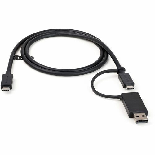 Cable USB-C StarTech.com de 1 m (3 pies) con adaptador USB-A, USB-C a C (10 Gbps/PD)