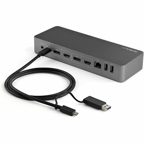 Cable USB-C StarTech.com de 1 m (3 pies) con adaptador USB-A, USB-C a C (10 Gbps/PD)
