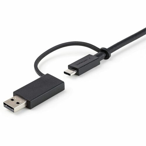 Cable USB-C StarTech.com de 1 m (3 pies) con adaptador USB-A, USB-C a C (10 Gbps/PD)