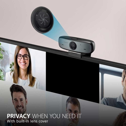 ViewSonic VB-CAM-002 Video Conferencing Camera - 30 fps - Black, Silver - Micro