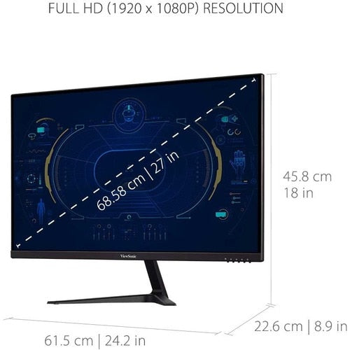 Moniteur LED Full HD ViewSonic Entertainment VX2718-P-MHD 27 pouces