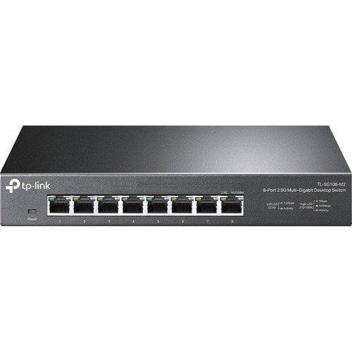 8-PORT 2.5G DESKTOP SWITCH UP TO 40 GBPS OF SWITCHING CAPACITY