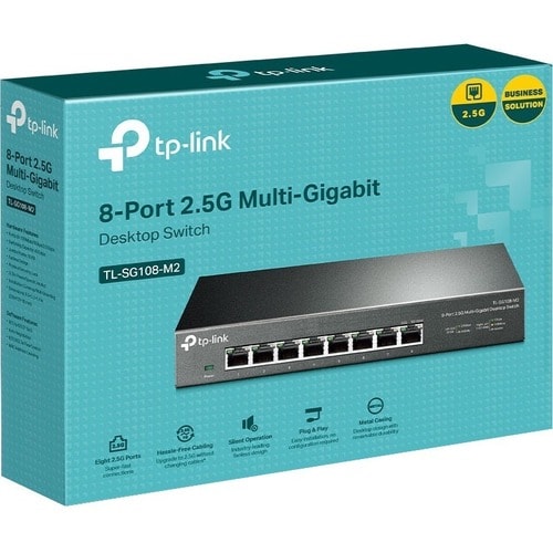 8-PORT 2.5G DESKTOP SWITCH UP TO 40 GBPS OF SWITCHING CAPACITY