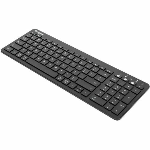 Teclado antimicrobiano Bluetooth multidispositivo de tamaño mediano de Targus, negro