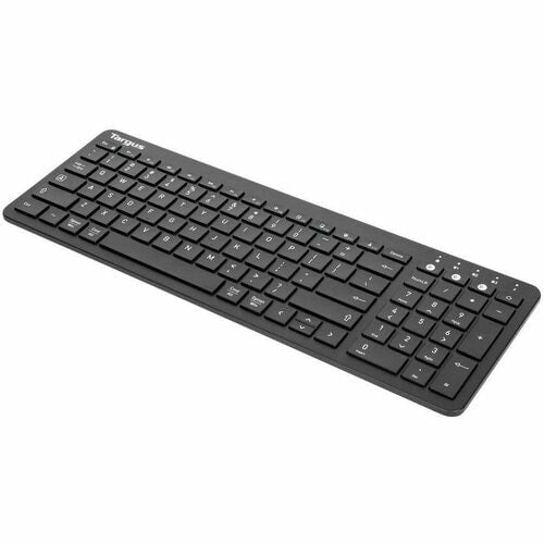 Teclado antimicrobiano Bluetooth multidispositivo de tamaño mediano de Targus, negro