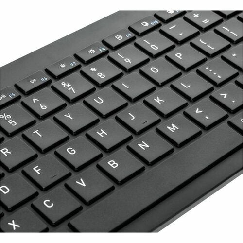 Teclado antimicrobiano Bluetooth multidispositivo de tamaño mediano de Targus, negro