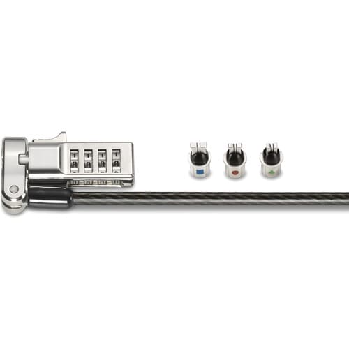 Kensington Universal 3-in-1 Combination Serialized Laptop Lock 25-Pack