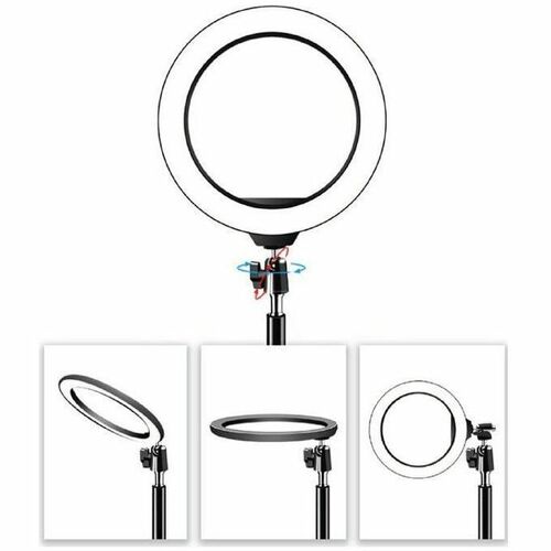 CODi 6\" LED Ring Light w/ Mini Tripod - Tripod Mount - Black, White