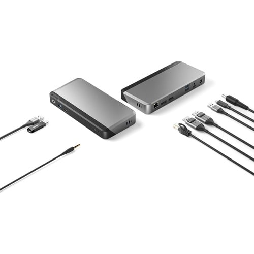 Estación de acoplamiento universal dual 4K ALOGIC con 65 W