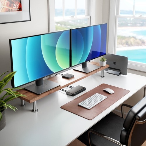 Estación de acoplamiento universal dual 4K ALOGIC con 65 W