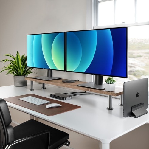 Estación de acoplamiento universal dual 4K ALOGIC con 65 W