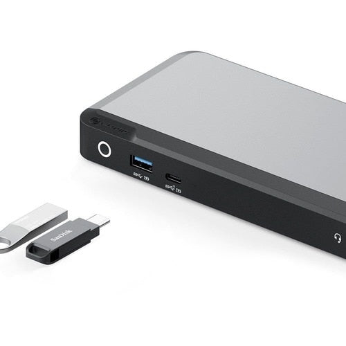 Estación de acoplamiento universal dual 4K ALOGIC con 65 W