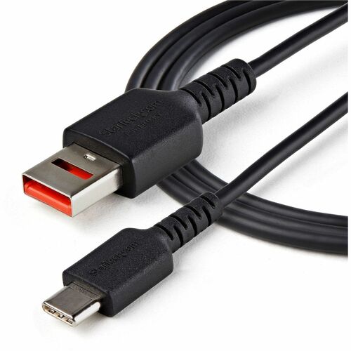 StarTech.com 3ft (1m) Secure Charging Cable, USB-A to USB-C Data Blocker Charge-