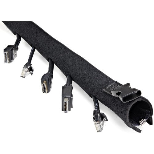 StarTech.com 40" Neoprene Cable Management Sleeve with Zipper/Buckle