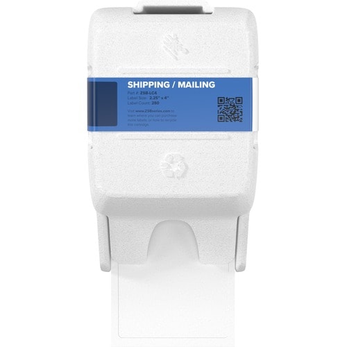 Cartouche d'étiquettes série ZSB 2,25 x 4 po 57 x 102 mm Expédition