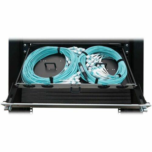 Panel de fibra precargado Tripp Lite by Eaton N48M-2L24L-20 - 24 dúplex - 1U de alto