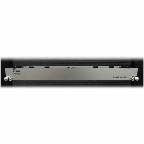 Panel de fibra precargado Tripp Lite by Eaton N48M-2M3X8M-20 - 1U de alto - Aqua, negro