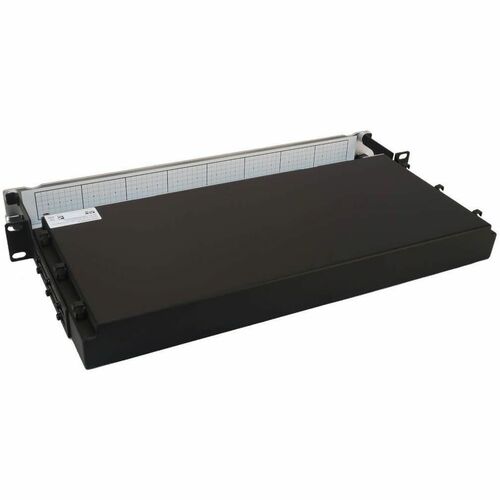 Panel de fibra precargado Tripp Lite by Eaton N48M-2M3X8M-20 - 1U de alto - Aqua, negro