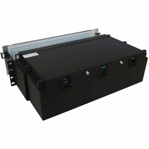 Panel de conexión de fibra precargado Tripp Lite by Eaton N48M-48M8L4-05 - 192 x dúplex - 3U de alto -