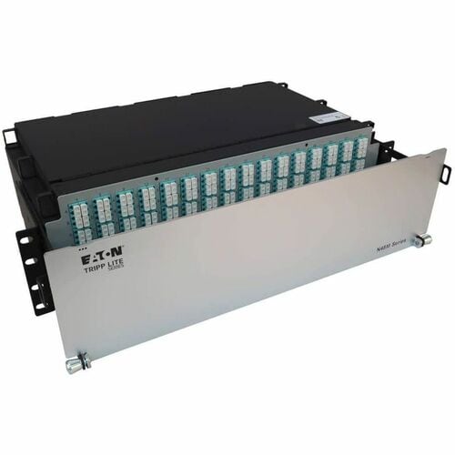 Panel de conexión de fibra precargado Tripp Lite by Eaton N48M-64M8L4-03 - 256 x dúplex - 3U de alto -