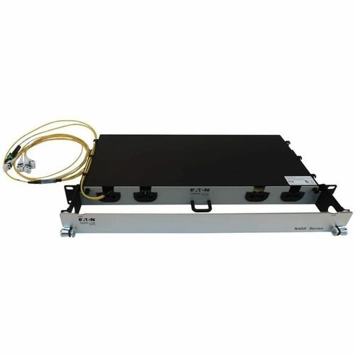 Panel de fibra precargado Tripp Lite by Eaton N48S-2M8L4-20 - 4 x dúplex - 1U de alto - Amarillo, B