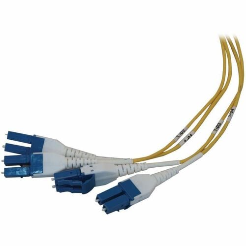 Panel de fibra precargado Tripp Lite by Eaton N48S-6L8L-10 - 6 x dúplex - 1U de alto -