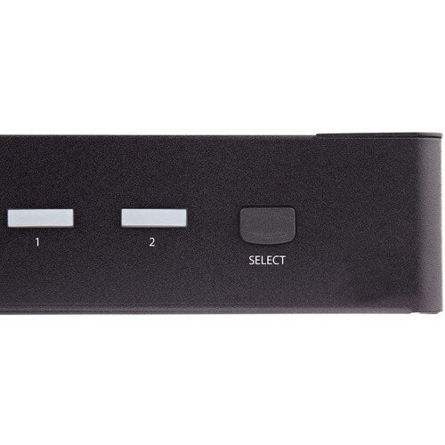 Conmutador KVM de 2 puertos 4K 60 Hz Ultra HD