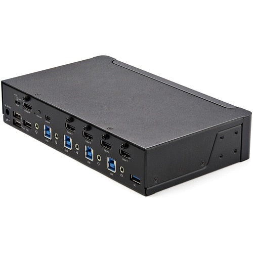 Conmutador KVM HDMI de 4 puertos 4K 60 Hz Ultra HD