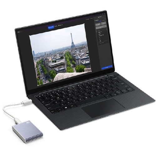 SSD SEAGATE ONE TOUCH MULTI4 2 To BLEU USB 3.1 TYPE C RPM 2,5 SE
