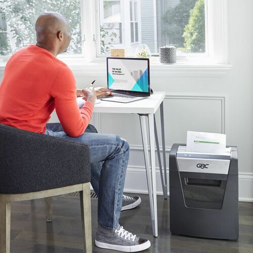 Destructeur de documents domestique haute sécurité GBC ShredMaster, SM10-06, Micro-