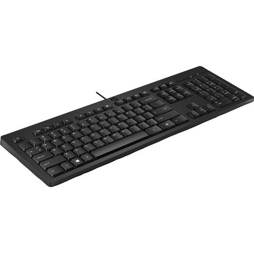 Clavier filaire HP 125 - Connectivité par câble - Interface USB