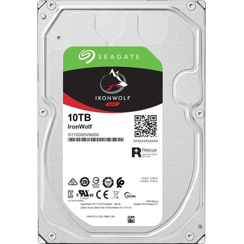 Seagate IronWolf ST10000VN000 10 TB Hard Drive - 3.5" Internal
