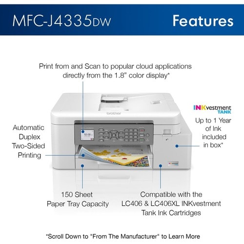 WIRELESS COLOUR INKJET MULTIFUNCTION