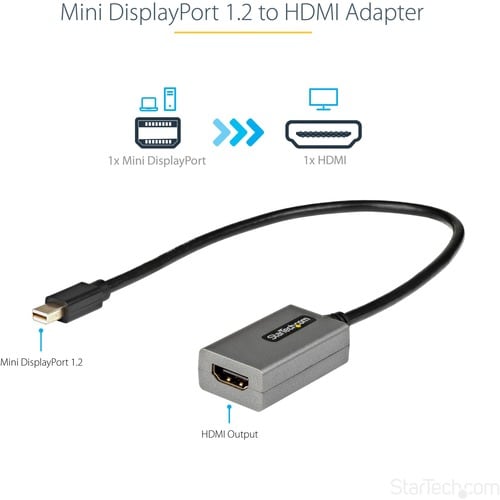 StarTech.com Mini DisplayPort to HDMI Adapter
