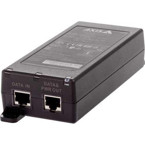 AXIS 30 W Midspan AC/DC - 56 V DC Output - Gigabit Ethernet Input Port(s) - PoE