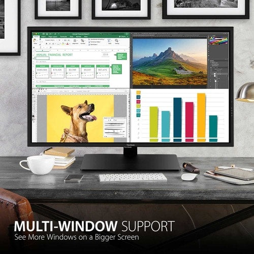 Monitor LED UHD 4K de 43" ViewSonic Entertainment VX4381-4K - 16:9