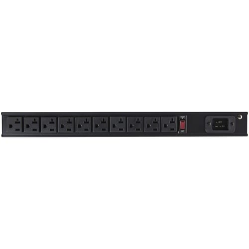 Multiprise 10 prises pour montage en rack StarTech.com 125 V/16 A, horizontale 1U