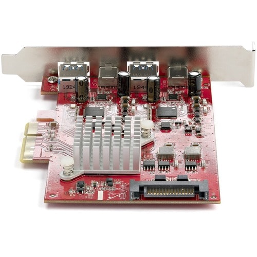 Tarjeta PCIe USB de 4 puertos StarTech.com, PCI Express USB de 10 Gbps