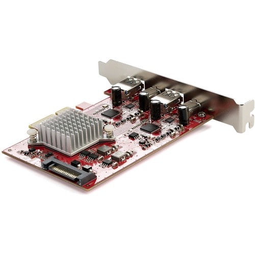 Tarjeta PCIe USB de 4 puertos StarTech.com, PCI Express USB de 10 Gbps