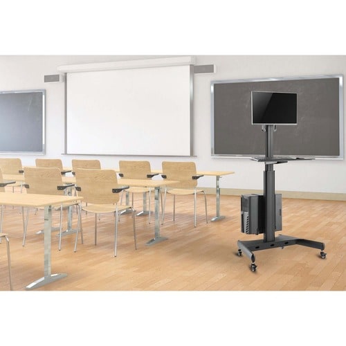StarTech.com Mobile Standing Workstation with Monitor Mount