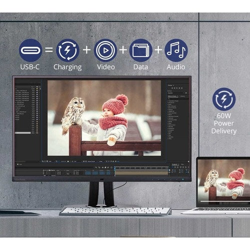 ÉCRAN DE CONCEPTION GRAPHIQUE QHD PRO 27 PO USB-C 2560 x 1440