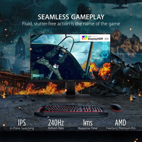 24IN 1MS 240HZ IPS GAMING MNTR AMD FREESYNC PREMIUM 1920X1080