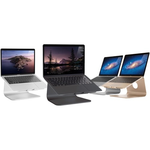 Support pour ordinateur portable Rain Design mStand - Noir - mStand transforme votre ordinateur portable