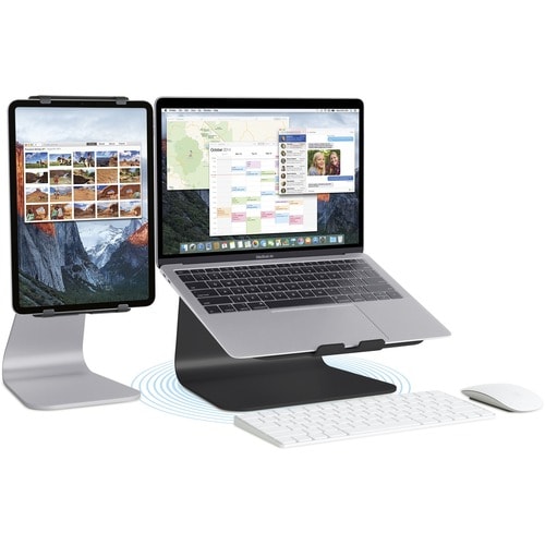 Support pour ordinateur portable Rain Design mStand360 avec base pivotante - Noir - mStand360