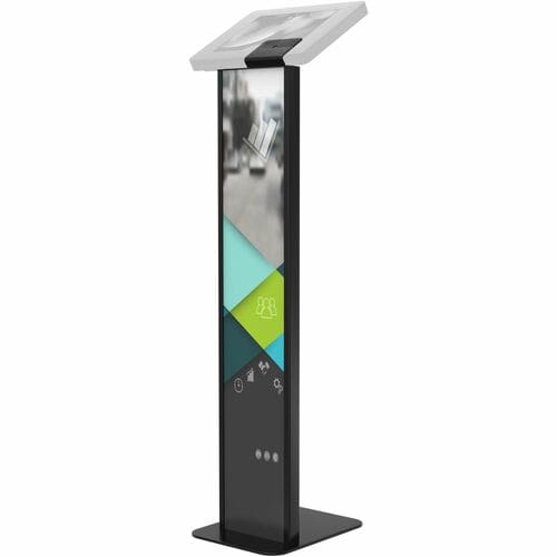 CTA Digital Premium Floor Stand Kiosk with Graphic