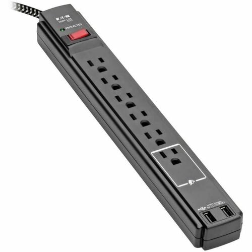 Tripp Lite by Eaton Safe-IT TLP610BUAM 6-Outlet Surge Suppressor/Prote