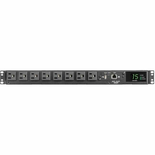 PDU de 8 tomas de corriente Tripp Lite by Eaton - Interruptor de transferencia automática con medidor - NEM