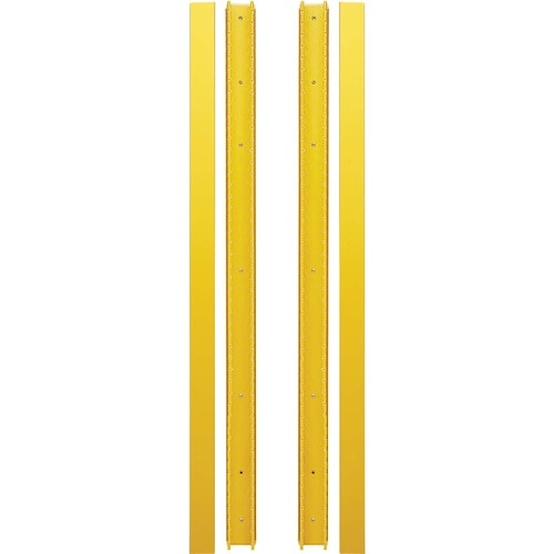 Tripp Lite by Eaton Vertical Cable Manager - Finger Duct with Cover, Yellow, 6 ft. (1.8 m)