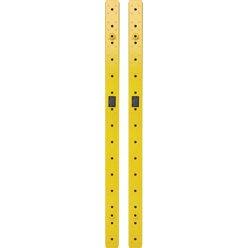 Tripp Lite by Eaton Vertical Cable Manager - Flexible Rings, Yellow, 6 ft. (1.8 m) - Verti