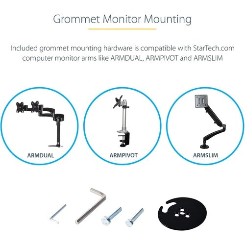 StarTech.com Corner Sit Stand Desk Converter with Keyboard T